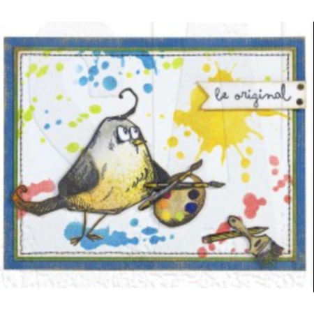 Simon Says Stamp Mini Things Wafer Dies sss250 bird