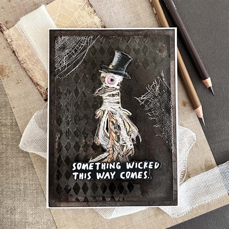 Simon Says Stamp Monster Reunion Wafer Dies 381sss Renée Bergeron Something Wicked Card