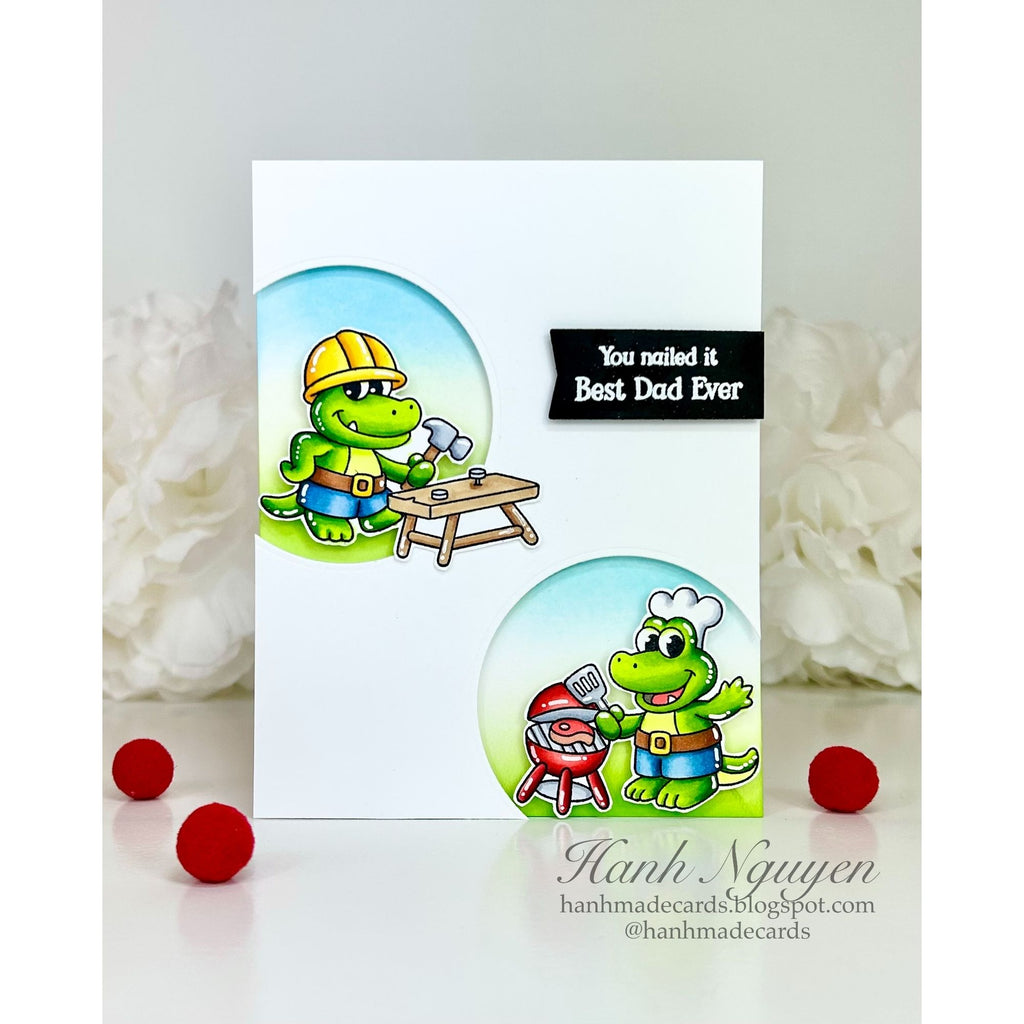 Simon Says Stamp Mr. Snappy Wafer Dies 1681sdc Always There Best Dad Card Hanh Nguyen