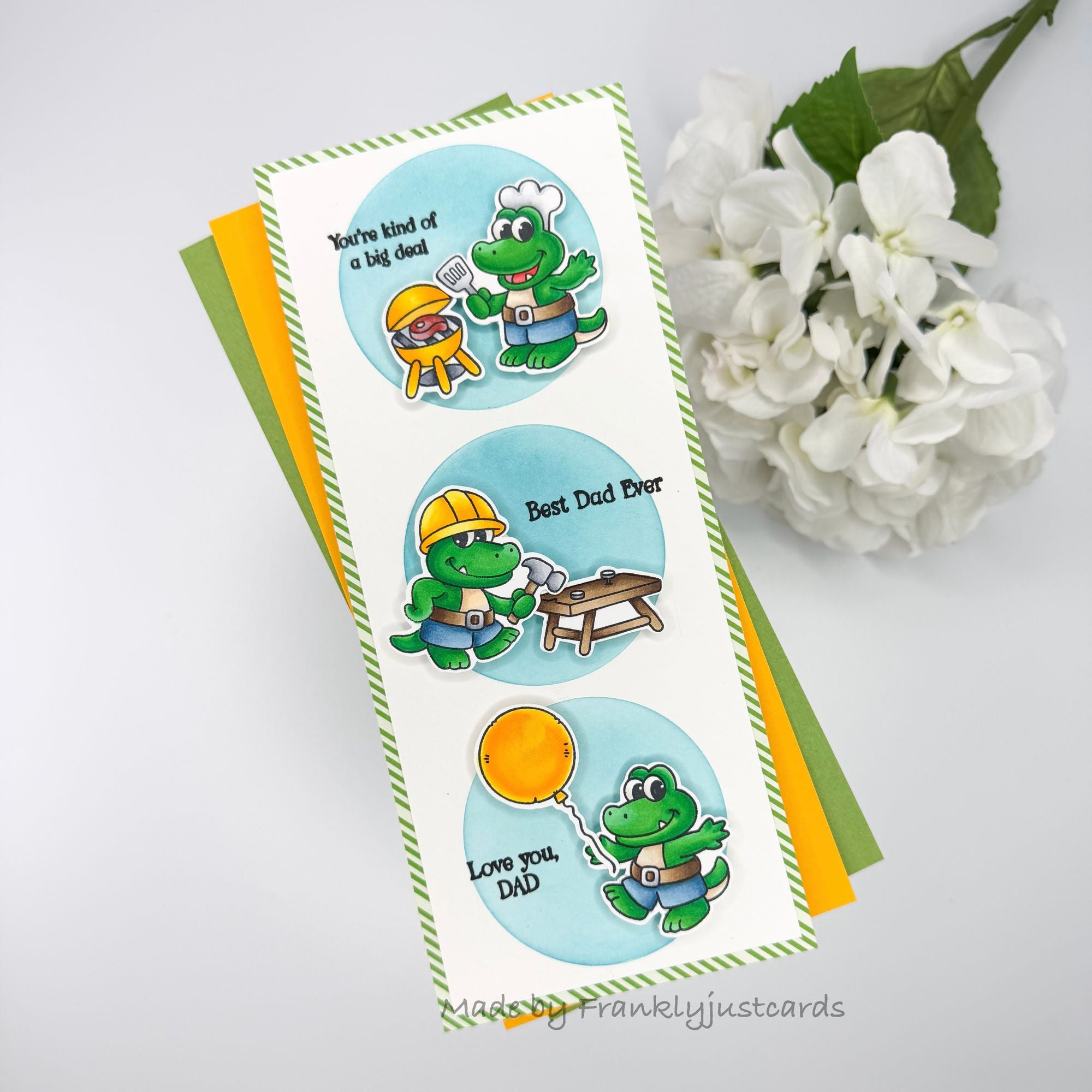Simon Says Stamp Mr. Snappy Wafer Dies 1681sdc Always There Dad Card Debbie Frank