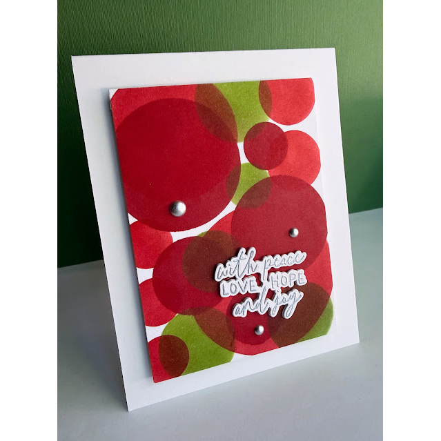 Simon Says Stamp Nostalgic Christmas Greetings Wafer Dies 1651sdc Lisa Addesa Peace Christmas Card | color-code:ALT03