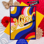 Simon Says Stamp Opulent Happy Wafer Dies 1673sdc Stamptember Keisha Charles Bold Cheer You On Card