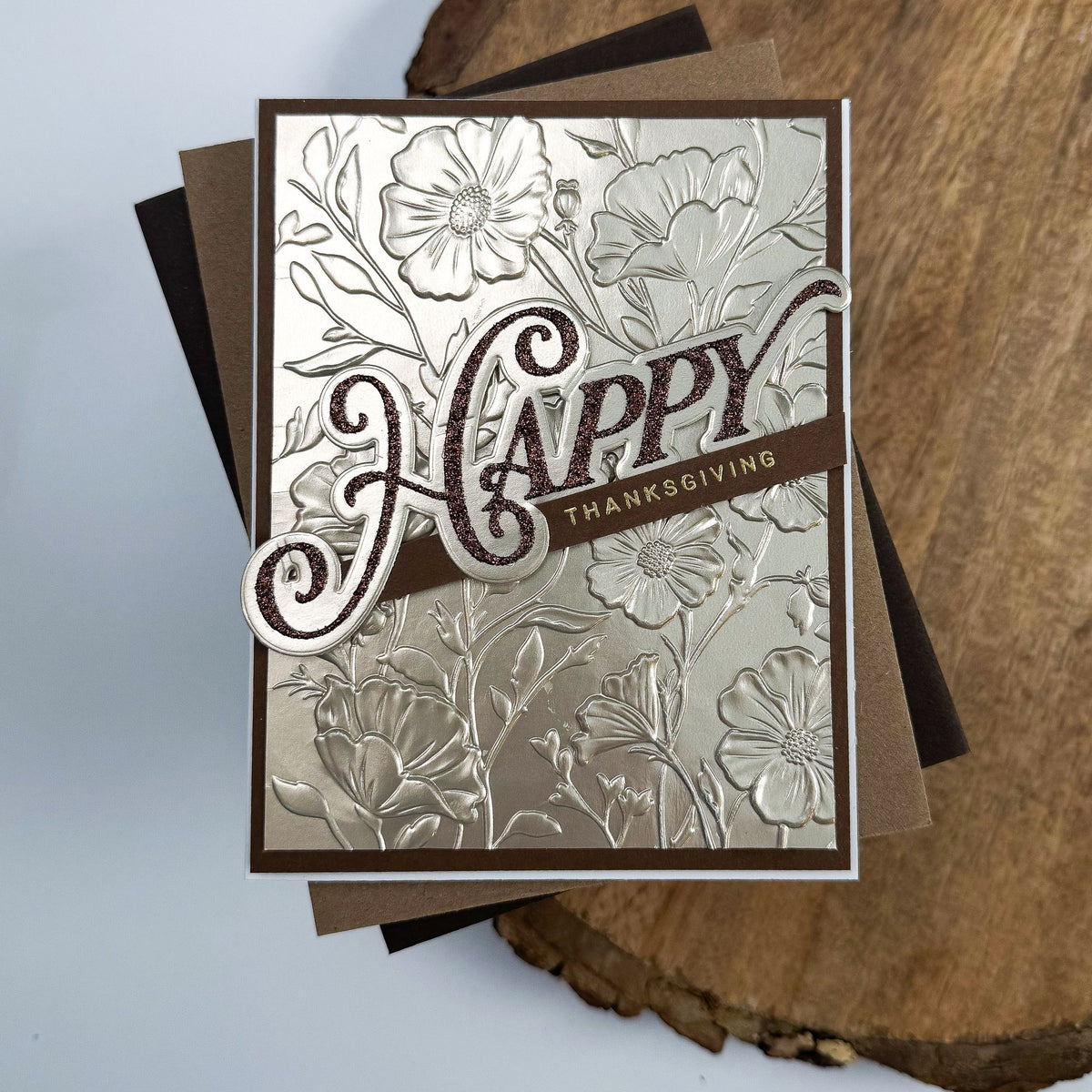 Simon Says Stamp Opulent Happy Wafer Dies 1673sdc Stamptember Kristin Sluhan Thanksgiving Card | color-code:ALT02