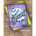 Simon Says Stamp Opulent Spooky Wafer Dies 1730sdc Stamptember Candice Crawford Ghostly Halloween Card
