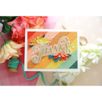 Simon Says Stamp Opulent Thanks Wafer Dies 1664sd Every Happiness Lauraassen Vibrant Floral Thanks Card | color-code:ALT10