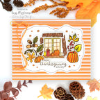 Simon Says Stamp Pack of 4 A2 Card Fronts Seasonal Whimsy 1024sf Thanksgiving Card Suzy Plantamura