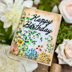 Simon Says Stamp Pack of 4 Watercolor Card Fronts Sketched Florals 1023sf Joe Sysavath Antique Flowers Birthday Card