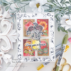 Simon Says Stamp Pack of 4 Watercolor Card Fronts Sketched Florals 1023sf Tina Smith Vintage Floral Card | color-code:ALT07