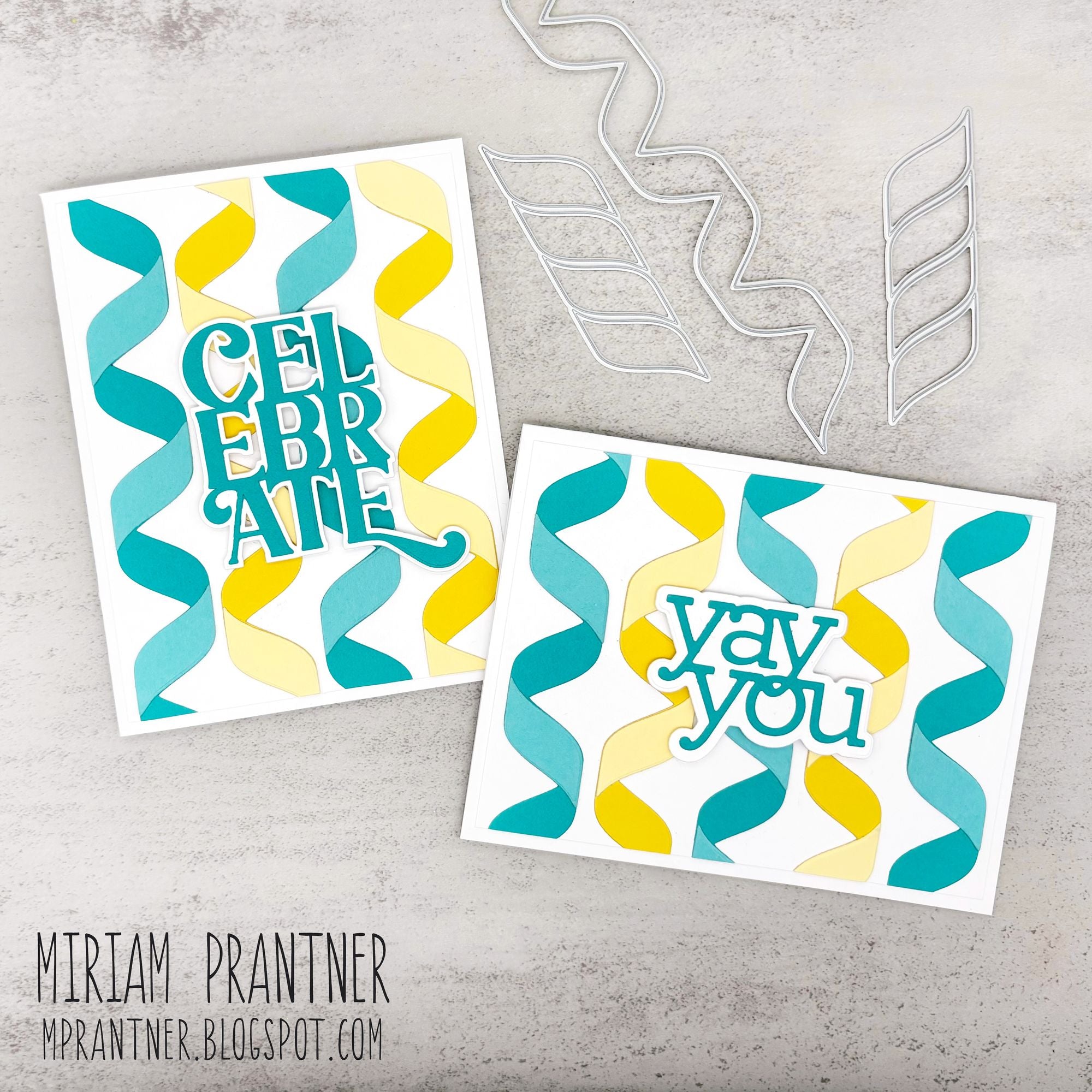 Simon Says Stamp Party Streamers Wafer Dies 1655md Stamptember Miriam Prantner Party Cards