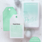 Simon Says Stamp Pastel Premium Ink and Re-inker Set Green pt104set Swatch Tags Keisha Charles