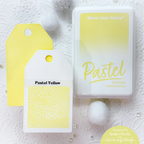 Simon Says Stamp Pastel Premium Ink and Re-inker Set Yellow pt101set Swatch Tags Keisha Charles