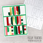 Simon Says Stamp Peace Joy Love Wafer Dies 1709md Stamptember Miriam Prantner Joy Love Peace Card
