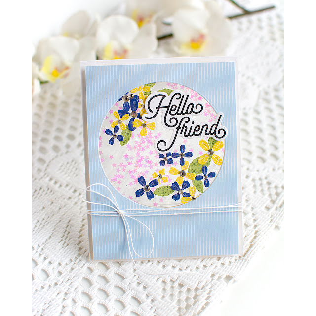 Simon Says Stamp Premium Heat Resistant CLEAR ACETATE SHEETS ssp1001 Friend Card Heather Hoffman | color-code:ALT01