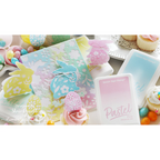 Simon Says Stamp Premium Pastel Ink and Re-inker Bundle ptset4 Easter Card and Tags Shari Carroll