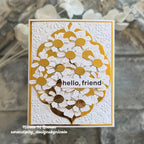 Simon Says Stamp Quirky Daisies Wafer Dies s1138 Shine On Day Deluge of Daisies Friend Card Nicole Brown