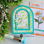 Simon Says Stamp Quirky Daisies Wafer Dies s1138 Shine On Sandi MacIver Fresh Daisy Arch Card | color-code:ALT07