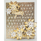 Simon Says Stamp Rustic Layering Flower Wafer Dies s930 Golden Believe in Yourself Card Anna-Karin Evaldsson | color-code:ALT19