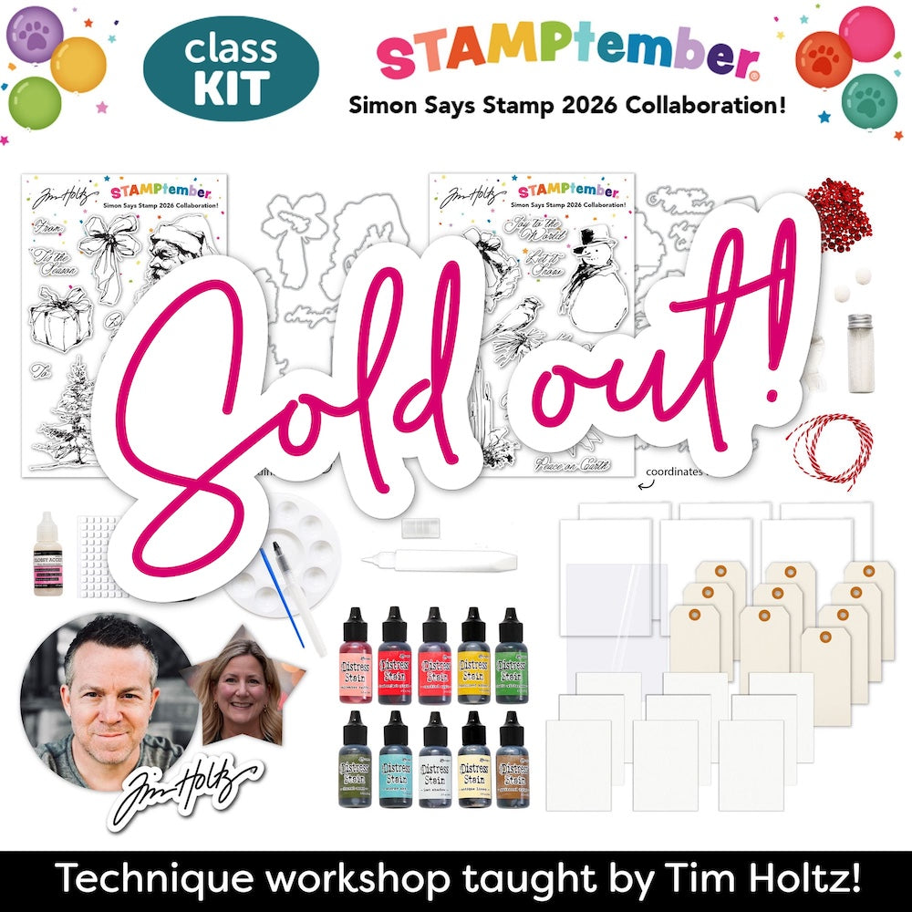 Simon Says Stamp STAMPtember® 2026 Kit for Tim Holtz Technique Workshop thtw26 sold out