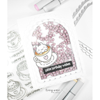 Simon Says Stamp Scalloped Arches Frames Wafer Dies 1540sd In My Heart Birthday Shaker Card | color-code:ALT02