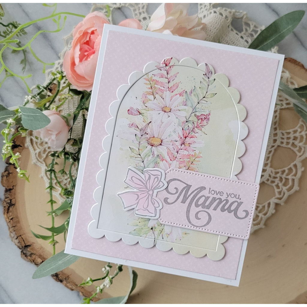 Simon Says Stamp Scalloped Arches Frames Wafer Dies 1540sd In My Heart Wildflower Card | color-code:ALT03