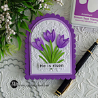 Simon Says Stamp Scalloped Arches Wafer Dies 1538sd In My Heart Easter Card Sandi MacIver | color-code:ALT02