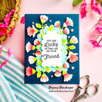Simon Says Stamp Scalloped Arches Wafer Dies 1538sd In My Heart Lucky Friend Card