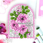 Simon Says Stamp Scalloped Arches Wafer Dies 1538sd In My Heart Shaped Card