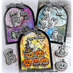 Simon Says Stamp Scared Silly Wafer Dies 311sss Kath Stewart Halloween Arch Card Trio | color-code:ALT08