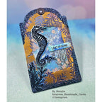 Simon Says Stamp Sea Life Wafer Dies 304sss Natalia Alton Seahorse Tag