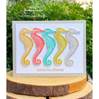 Simon Says Stamp Sea Life Wafer Dies 304sss Seahorse Friend Card Barbara Tarayao | color-code:ALT06