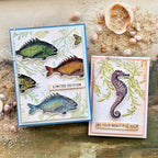 Simon Says Stamp Sea Life Wafer Dies 304sss Under the Sea Cards Paula Cheney