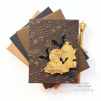 Simon Says Stamp Sending Cheer Collection I Want It All Embossing Folders set1413ef Halloween Greetings