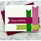 Simon Says Stamp Sentiment Labels 2.0 Wafer Dies 1359sd STAMPtember Birthday Card Mary Reiner