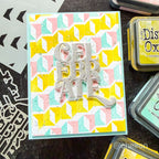 Simon Says Stamp Set of 2 Stencils Quilted Modern Star 1131mt Stamptember Cheiron Sparkly Celebrate Card 