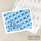 Simon Says Stamp Set of 2 Stencils Quilted Modern Star 1131mt Stamptember Miriam Prantner Hi There Card 