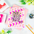Simon Says Stamp Set of 2 Stencils Quilted Modern Star 1131mt Stamptember Revati Panekar Fun Celebrate Card