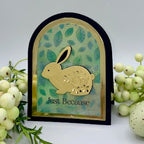 Simon Says Stamp Set of 2 Stencils Scattered Leaves 1110st Beautiful Moments Easter Card Bonnie Crane