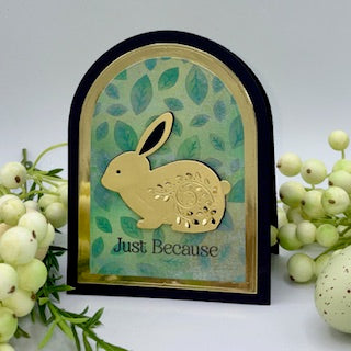 Simon Says Stamp Set of 2 Stencils Scattered Leaves 1110st Beautiful Moments Easter Card Bonnie Crane