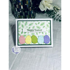 Simon Says Stamp Set of 2 Stencils Scattered Leaves 1110st Beautiful Moments Easter Card Kim Taylor