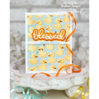 Simon Says Stamp Set of 3 Stencils Darling Duckies 1143stc Cute Duck Baby Card Barbara Tarayao | color-code:ALT01