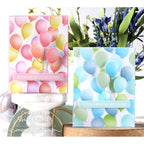 Simon Says Stamp Set of 5 Stencils Party Balloons 1165stc Shari Carroll Baby Congrats Card Set Pink and Blue