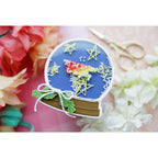 Simon Says Stamp Shaker Balls White 1126ws Laura Bassen Twinkly Shaped Shaker Holiday Card