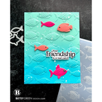 Simon Says Stamp Shine On Collection I Want It All Embossing Folders set1274ef Fun Fish Betsy Green