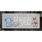 Simon Says Stamp! Simon Says Stamps and Dies WORK OF THE HEART set387woh Shari Carroll Nurse Thank You