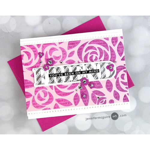 Simon Says Stamp! Simon Says Stamps and Dies XL GREETINGS 2 set402xl2 Friend Card Jennifer McGuire | color-code:ALT5