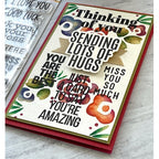 Simon Says Stamp! Simon Says Stamps and Dies XL GREETINGS 2 set402xl2 Hugs Card Kathy Racoosin | color-code:ALT0
