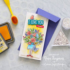 Simon Says Stamp! Simon Says Stamps and Dies XL GREETINGS 2 set402xl2 Love You, Grandma Card Nina-Marie Trapani