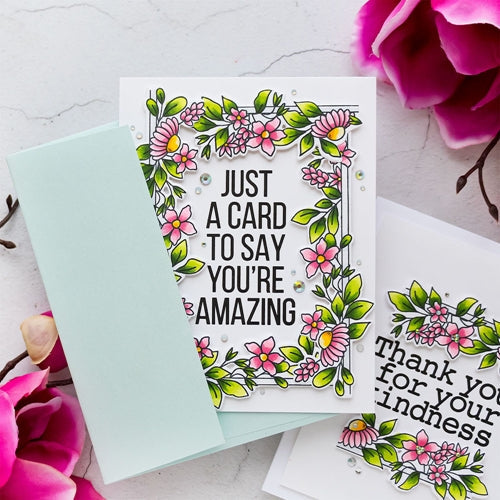 Simon Says Stamp! Simon Says Stamps and Dies XL GREETINGS 2 set402xl2 You're Amazing Card | color-code:ALT6
