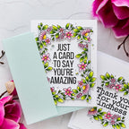 Simon Says Stamp! Simon Says Stamps and Dies XL GREETINGS 2 set402xl2 You're Amazing Card | color-code:ALT6