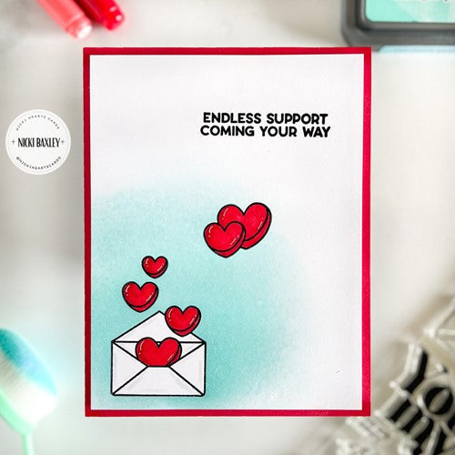 Simon Says Stamp! Simon Says Stamps and Dies YOU'RE MY GAL set593yg Hugs Endless Support Card Nicki Baxley